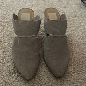 Dolce Vita Gray Mules with Modern Strap Design